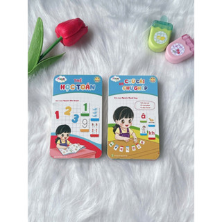 Thẻ - Bộ Thẻ chữ cái và toán - tổng hợp thẻ học chữ cái, toán, số cho bé