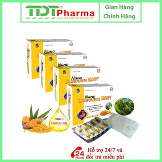 [Mua 2 giảm 15%] Nano Curcumin HECOPY (Hộp 6 vỉ mỗi vỉ 10 viên)