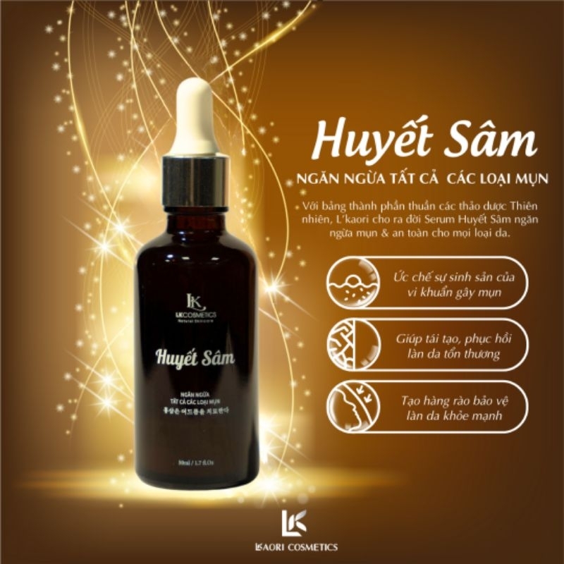 Huyết sâm trị mụn L'KAORI