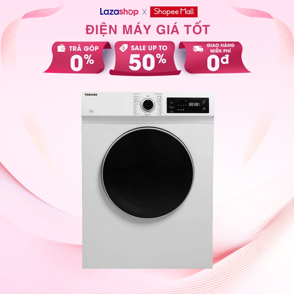 Máy sấy thông hơi 7 kg Toshiba TD-H80SEV(WK) - Hàng chính hãng
