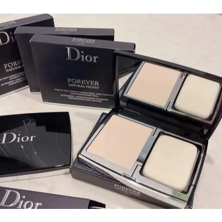 Phấn Phủ Dor Dạng Nén Giúp Làm Mịn, Sáng Da & Kháng Nước Dior Forever Natural Velvet 10g