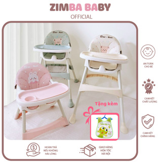 Ghế ăn dặm cao cấp Bar Rot cho bé tập ngồi ăn gấp gọn siêu chắc chắn và có bánh xe linh hoạt