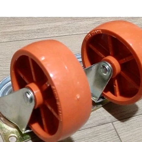 2 bánh xe tủ 7Cm màu nâu