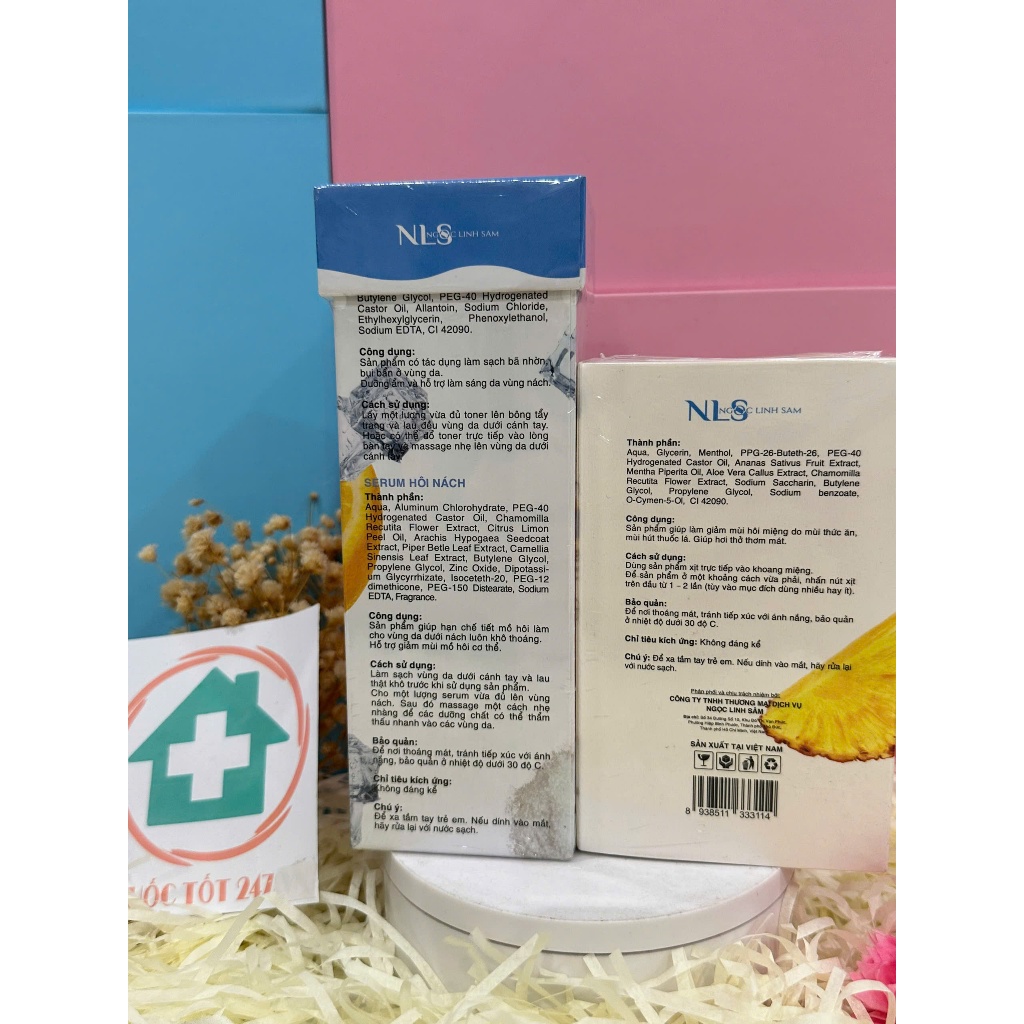 Combo Super Nách X5 2IN1 Serum Nach, Toner Nach, Xịt miệng Kiss Love NLS.