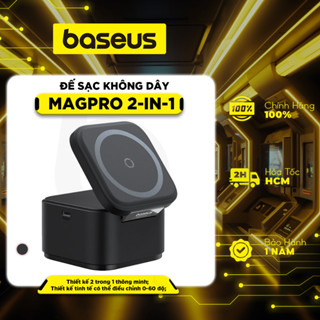 Đế Sạc Không Dây Baseus MagPro 2-in-1 Magnetic Wireless Charger 25W
