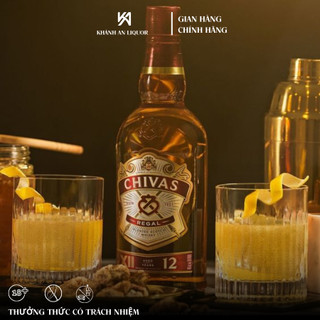 [CHÍNH HÃNG] BỘ SẢN PHẨM CHIVAS REGAL 12 YEARS 40% 700ML