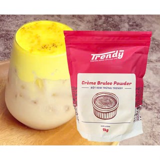 bột kem trứng Trendy gói 1kg - làm trà sữa kem trứng dừa nướng chuẩn vị