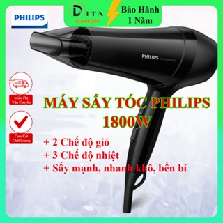 Máy sấy tóc DSP 2300W và Máy sấy tóc Philips 1800W 2 chế độ, tạo kiểu tóc chuyên nghiệp chuẩn salon