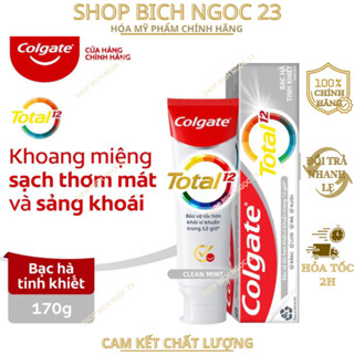 Kem đánh răng Colgate Total giảm chảy máu nướu, bảo vệ toàn diện 12 giờ COLGATE 170g