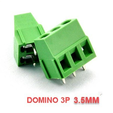 Túi 10 cái Cầu Đấu dây Domino CON 3 KF128-3P 3.5mm KF128