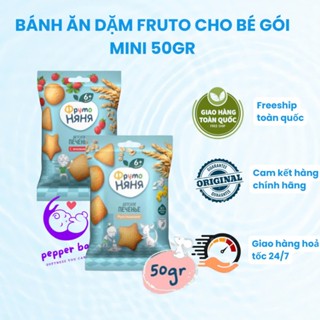 Bánh quy ăn dặm Fruto vị ngũ cốc hỗn hợp – dành cho bé từ 6 tháng tuổi (50g và 120g)/gói