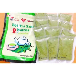  Matcha Đài loan hương nhài gói nhỏ 50gam dùng làm bánh hoặc pha trà sữa 