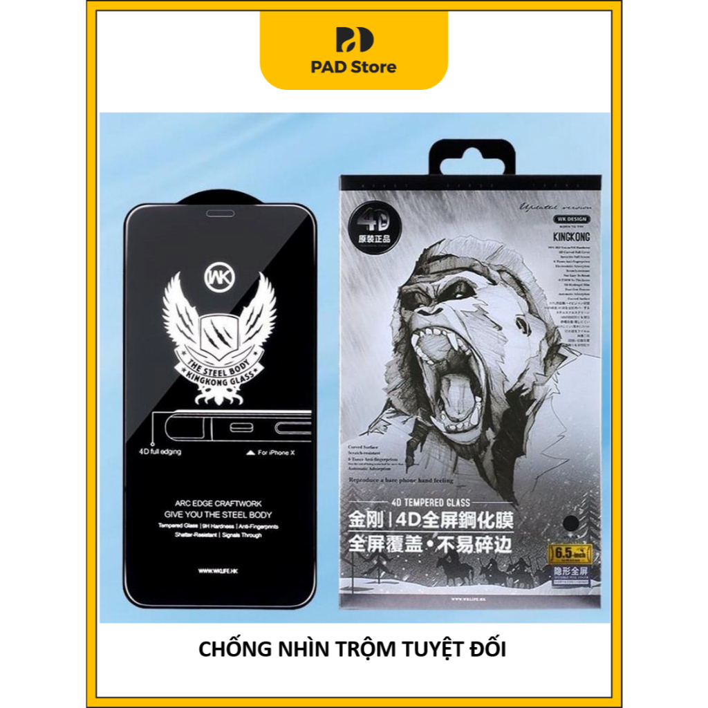 [Cường Lực KK-BK] Chống Nhìn Trộm Chính Hãng lPhone X đến lPhone 17 Pro Max