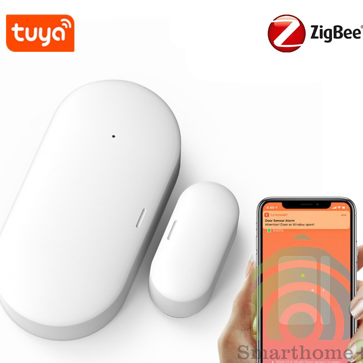 Cảm Biến Mở Cửa Má Từ Zigbee Tuya TDS1