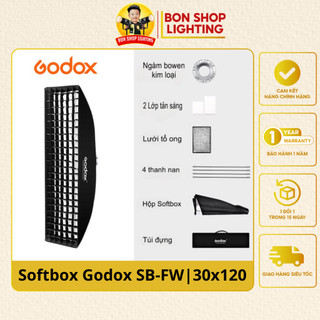 Sotfbox (lồng tản sáng) chữ nhật 30x120cm chính hãng Godox siêu bền