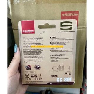 Khóa Số Chữ U Số Tự Chọn Hàng Cty Yeti - Antehle - Schonce - Vương Niêm