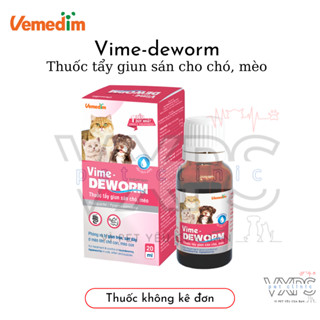Vime deworm -  Vemedim - tẩy giun sán cho chó, mèo
