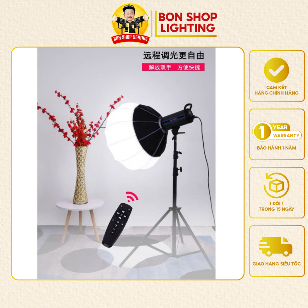 Tản Sáng Hình Cầu Nhiều Loại Cho Đèn Led Công Suất Cao (Chinaball) Ngàm Bowen Size 65cm Nhiều Loại