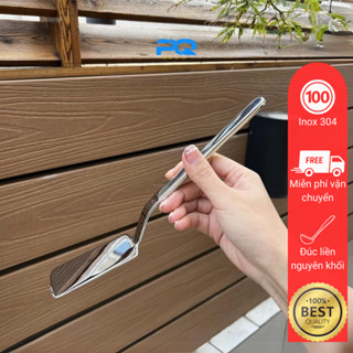 Xẻng lật đồ inox 304 chockmen sạn chiên xào tay cầm dài đa năng CKM265
