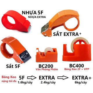   RẺ  Dao Cắt Băng Keo 5F Dân Hoa thân Nhựa hoặc Sắt Siêu Bền loại 100 yard  200 yard  0.5kg  1kg  Văn Phòng KHÔNG HỘP 