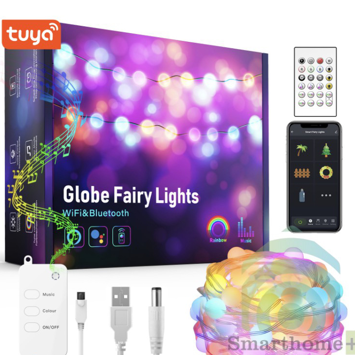 Đèn Led Dây Trang Trí Đổi Màu RGB Nháy Theo Nhạc Wifi Tuya SHP-HUE2B