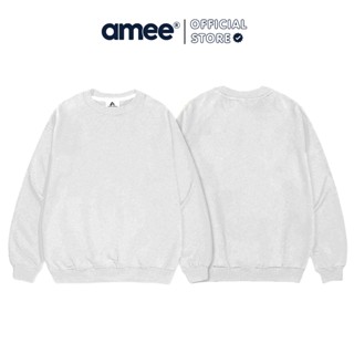 Áo Sweater Amee Studio Trơn Nỉ Lót Lông Cotton 100% Unisex Local Brand