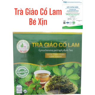 Trà giảo cô lam Bé Xịn hộp 30 túi lọc- Hỗ trợ giảm mỡ máu, tiểu đường