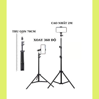 Cây Livestream 3 Chân, Quay Phim, Giá Đỡ Điện thoại Chụp Hình, Chụp Ảnh