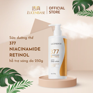 [KOL LIVE] Sữa dưỡng thể 377 Niacinamide Retinol LUCENBASE hỗ trợ khóa ẩm làm sáng da