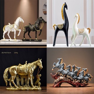 Tượng ngựa để bàn trang trí decor nhà cửa