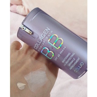 CELLIO Kem nền BB collagen/ Kem chống nắng collagen Hàn Quốc