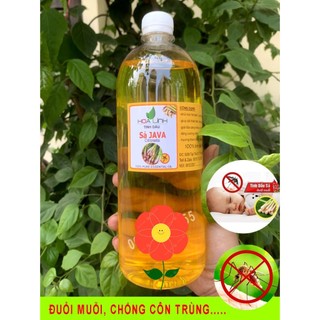 Tinh dầu sả Java đậm đặc ,thơm lừng đuổi muỗi, kiến và côn trùng - HOA LINH (  Chai trong) -TẶNG VỎ CHAI NHỰA XỊT