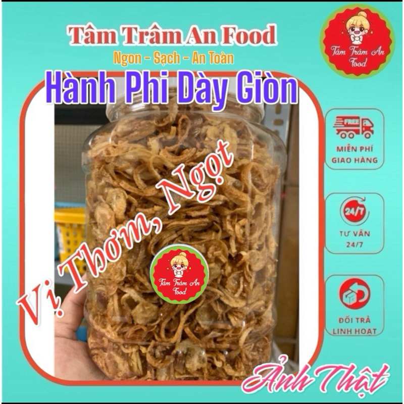 Hủ 500g Hành phi dày giòn đặc biệt