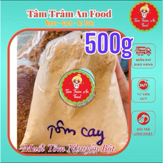 500g MUỐI TÔM BỘT Tây Ninh siêu ngon - dùng trộn bánh tráng- lắc trái cây