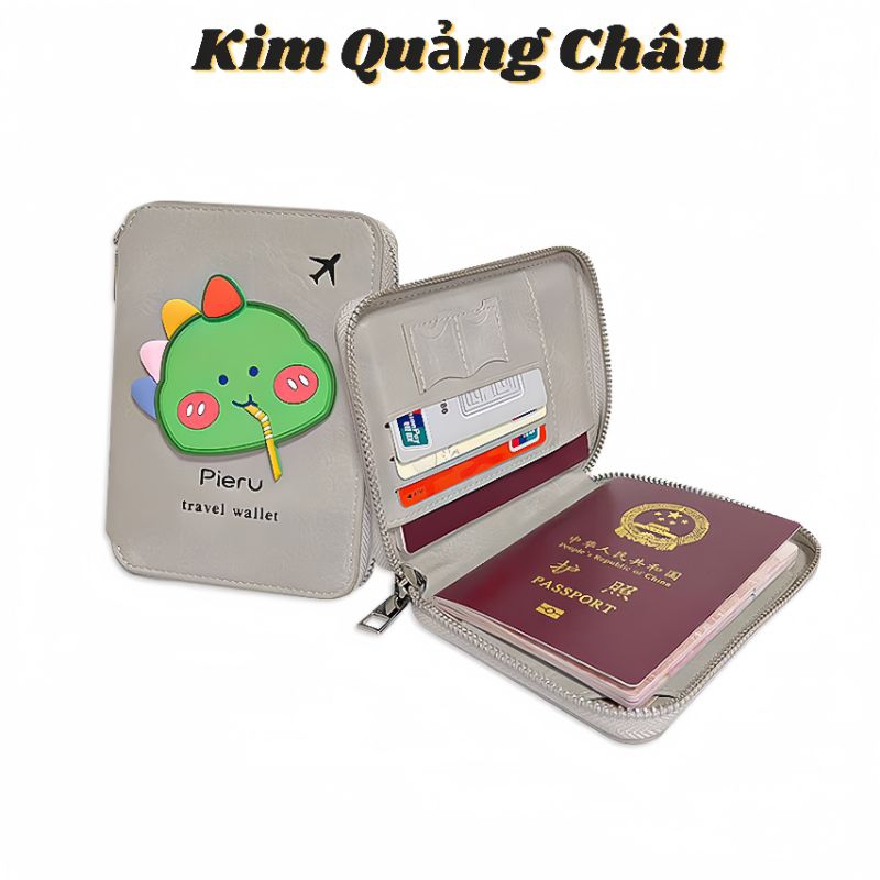 [ Sẵn Hàng ] Túi Da Passport Hộ Chiếu Quảng Châu