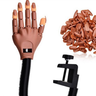 Bàn tay giả học nail có khớp tập làm móng