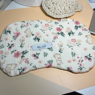  Gối lót sơ sinh Nhà Sâu xô muslin 10 lớp 