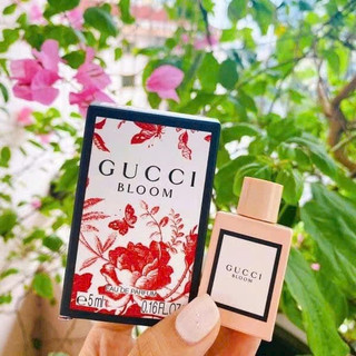 Nước hoa mini Gucci Bloom EDP 5ml/Givenchy L Interdit EDT 1ml mini