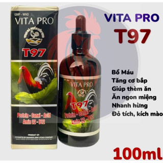 _•T97_VITA PRO _(New)_100ml. Tăng nước m.áu, bóng lông, mượt lông.