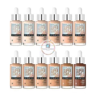 [USA] KEM NỀN SÁNG DA DẠNG SERUM MAYBELLINE SUPER STAY SKIN TINT WITH VITAMIN C UP TO 24H (30ML)