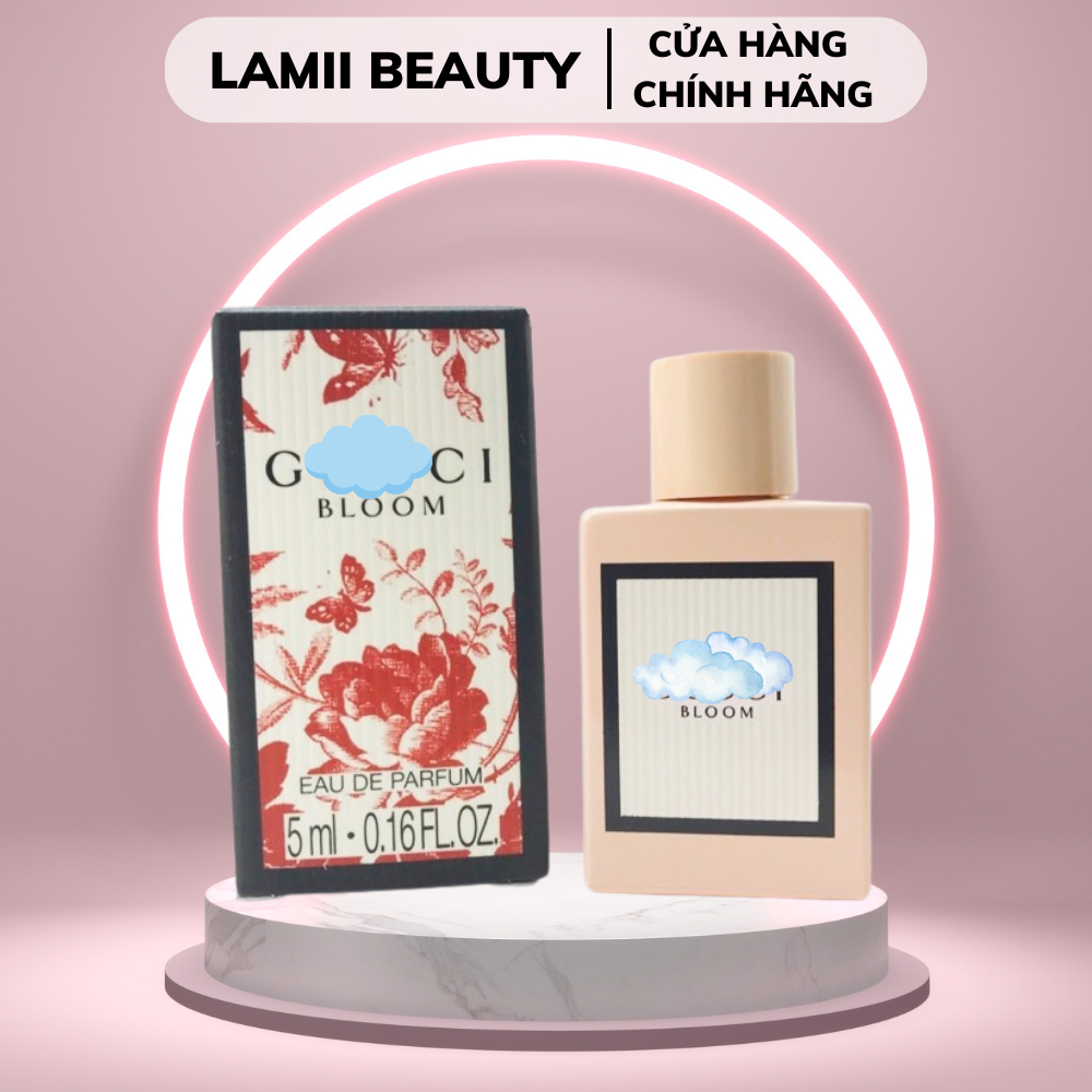 Nước hoa mini Gucci Bloom EDP 5ml/Givenchy L Interdit EDT 1ml mini