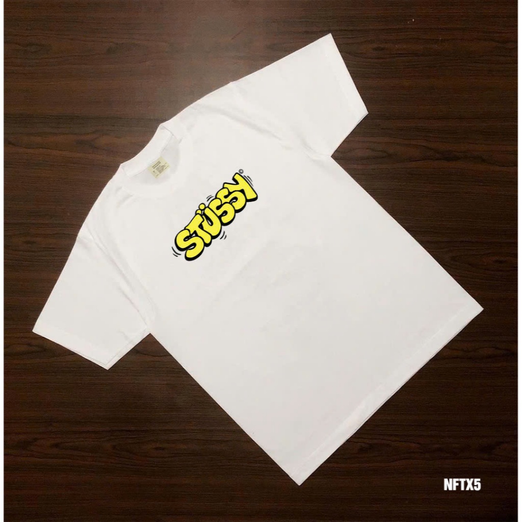 ÁO THUN COTTON STUSSY - ÁO THUN UNISEX - ÁO NAM NỮ CUSTOM - ÁO THUN IN HÌNH THEO YÊU CẦU