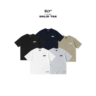 Áo thun cổ tròn SLY Solid 5 màu