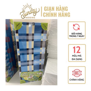 Đệm bông ép HANVIKO đủ kích thước độ dày 5,7,9cm đệm gấp 3 bọc gấm cao cấp