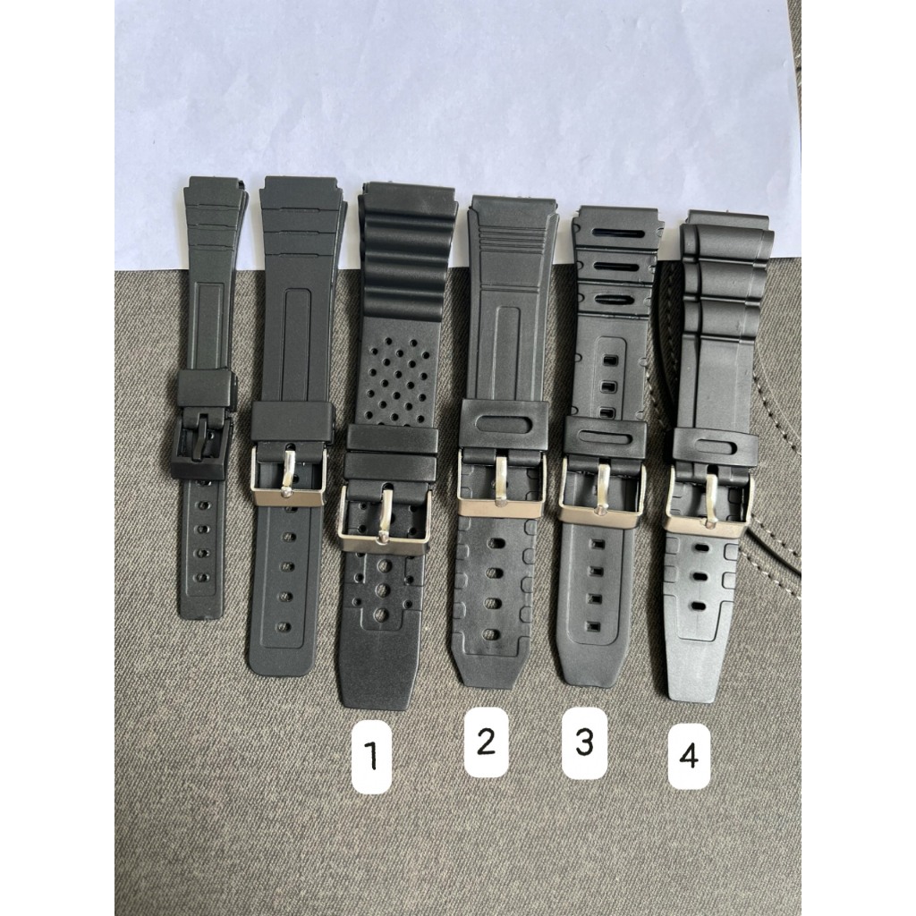 [ Loại Mềm ] Dây Cao Su Thay Thế Cho Đồng Hồ F-91W-1 F91WM F-84W F-94W A168w A158 AE-1200 1300