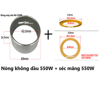 (550W) Nòng và xéc măng / sơ mi và phốt / nòng và séc măng máy nén khí không dầu