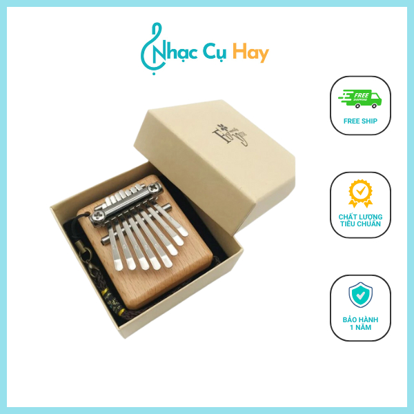 Đàn Kalimba Mini 8 Phím Gỗ Sồi Cao Cấp
