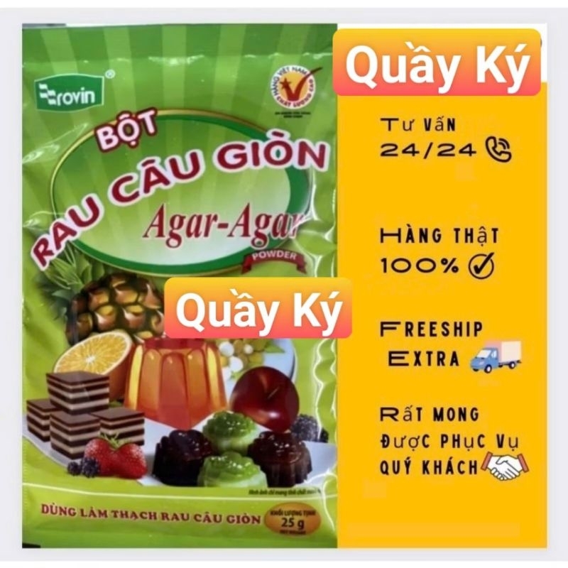 Rau Câu giòn Rovin (25gr)