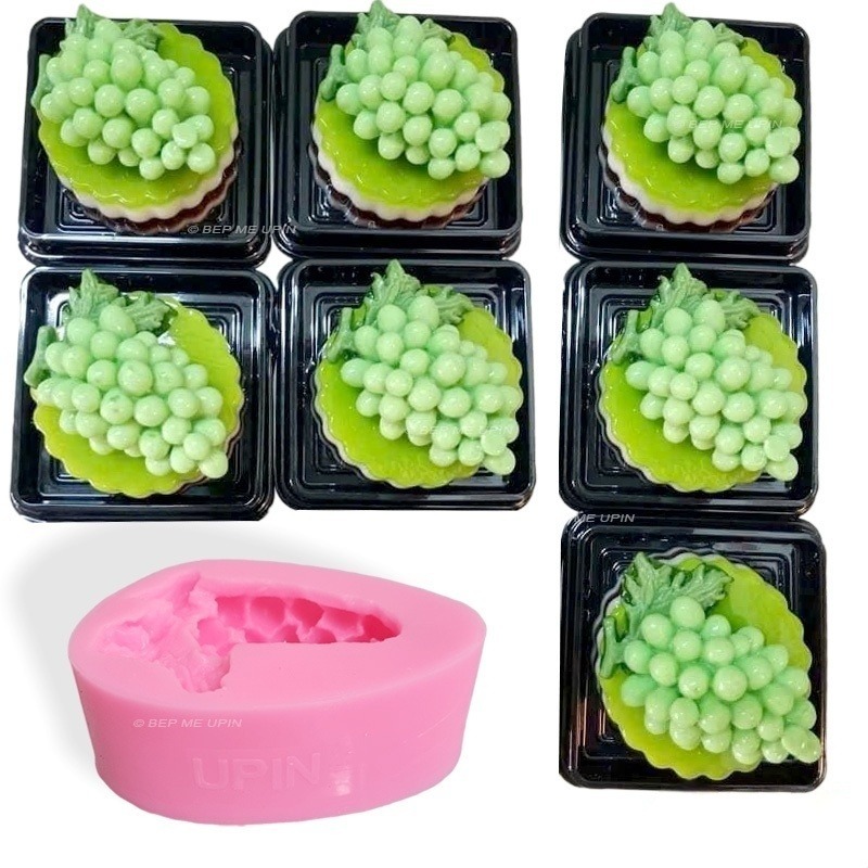 Khuôn silicon chùm nho đại 9.5cm