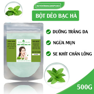 500g Bột mặt nạ tươi colagen trắp mặt trắng sáng da tinh chất bạc hà cao cấp